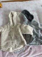 2 Kuschelige Baby jacken gr 56Teddyfell