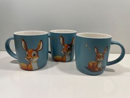 TRIO Mug-Set (Bambi Motiv)