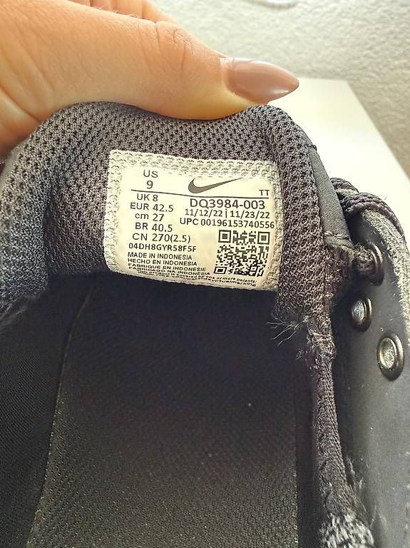Herrenschuhe: NIKE AIR MAX SCHWARZ, EU 42.5 – Gebraucht aus Niederhelfenschwil von Mileko 4