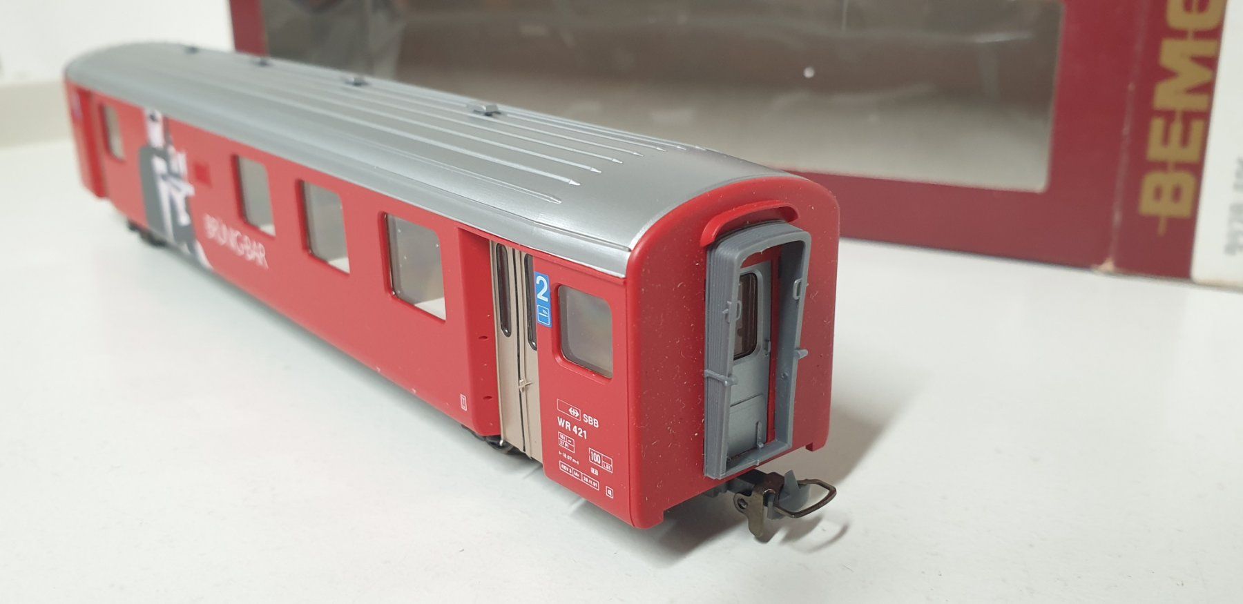 Bemo Modellini di ferrovie: Bemo RhB  Piano Bar  Restaurant 3278 421 – Nuovo (secondo la descrizione) da Geroldswil venduto da TopTrain54 5