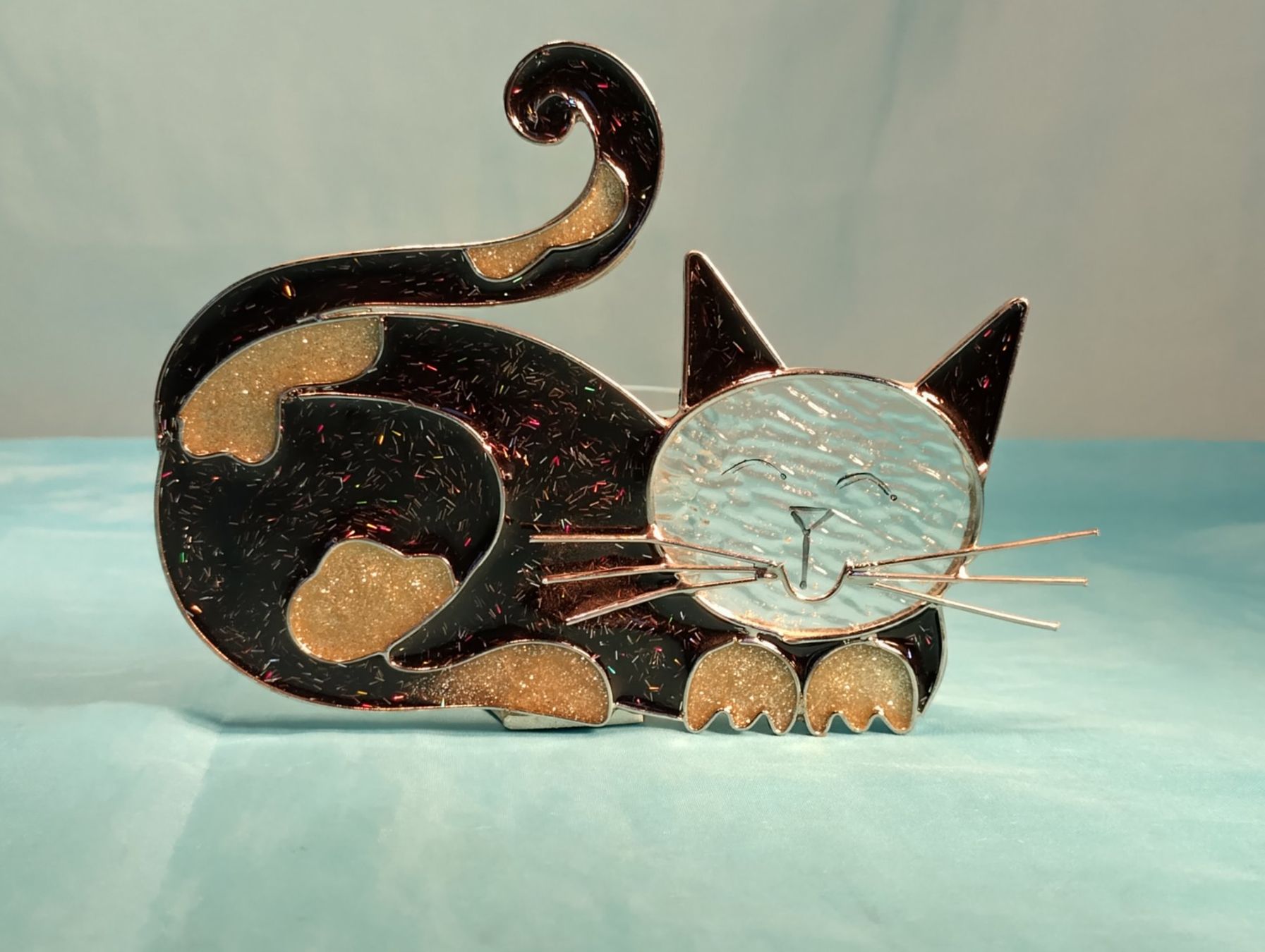 Kerzenständer: Teelicht Katze, Glas, formano – Neu (gemäss Beschreibung) aus Bellach von JingleCherry