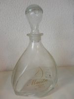 Grappa Maestri Dekor Glasflasche ohne Inhalt mit Glaskorken