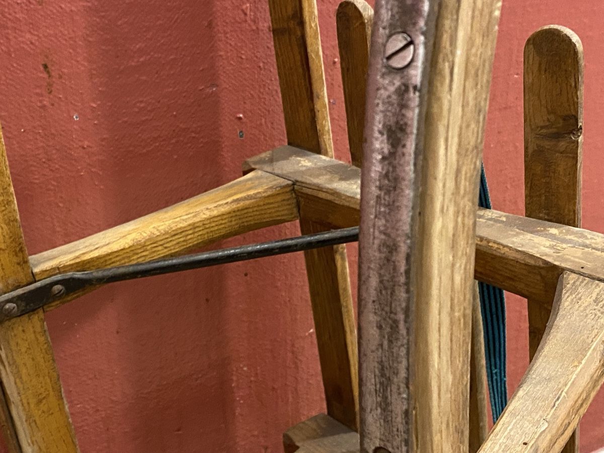 Slitta: Nostalgischer Holzschlitten, Retro Schlittelspass- Deko – Difettoso da St.Gallen venduto da kingsamas 6