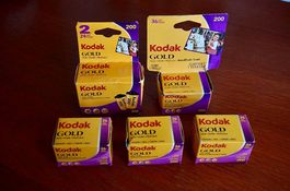 6x Kodak Gold ISO 200 (4x 36Exp resp. 2x 24Exp) abgelaufen