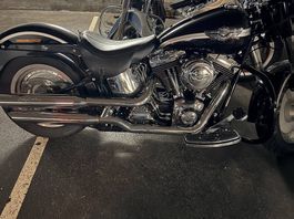 Harley Softail auspuff auspuffanlage Krummer 