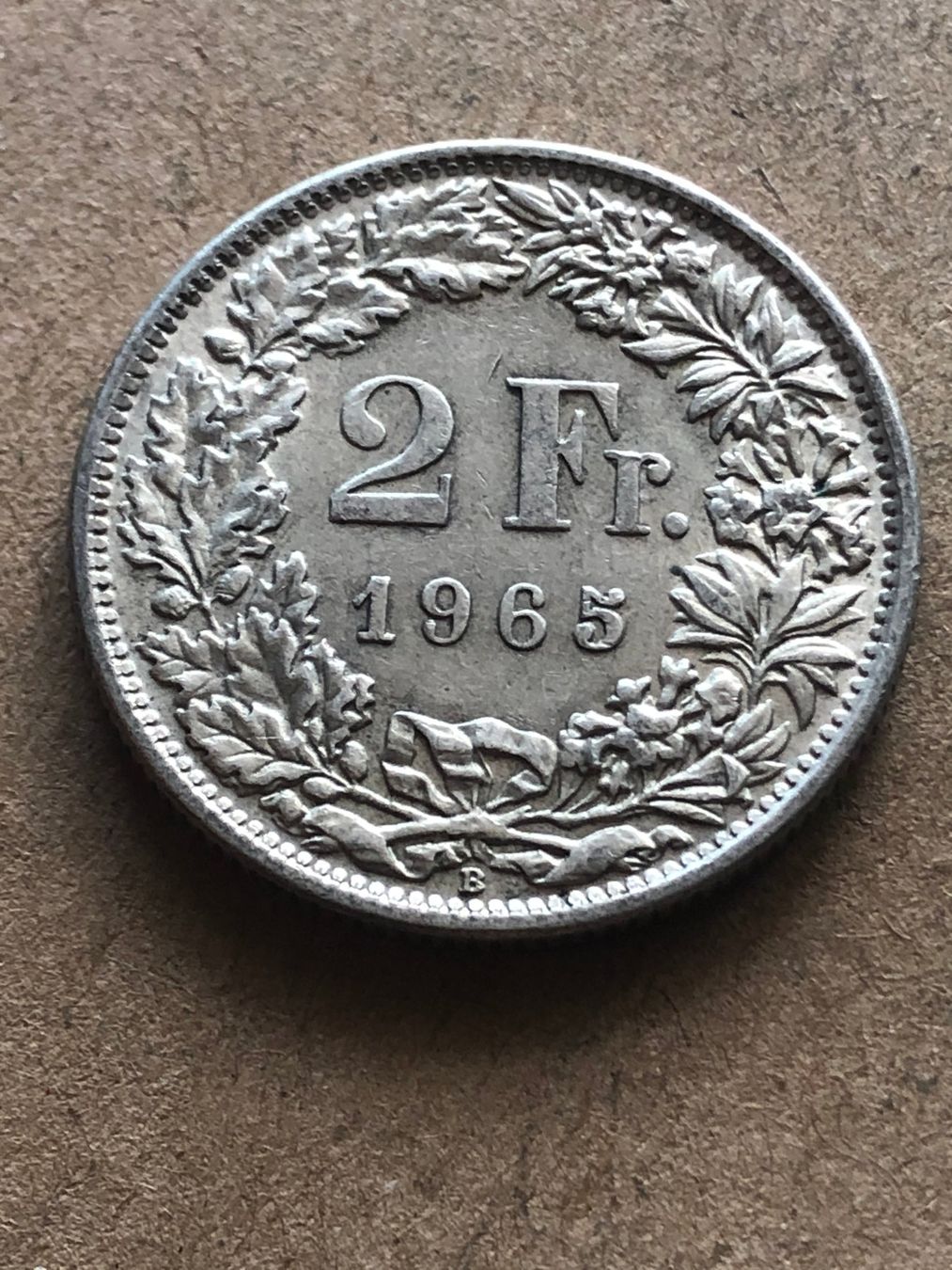 Toutes les monnaies: 2 Fr. 1965 – D'occasion à Schötz par Odpa