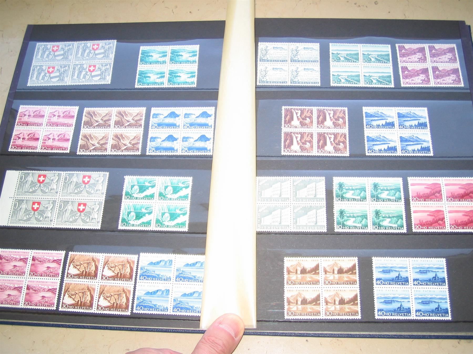 Alle Briefmarken: PATRIA V'block Sammlung postfrisch (1) – Gebraucht aus Winterthur von Kyoung 4