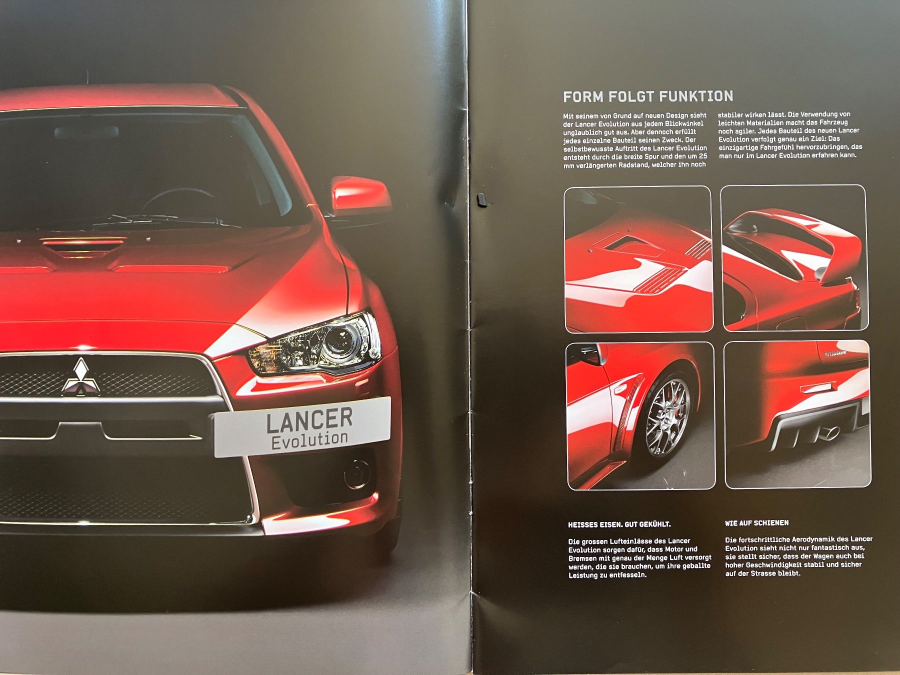 Mitsubishi Autos: Mitsubishi Lancer Evo X - CH-Originalprospekt – Neuf (Voir description) à Malans GR par Chueche427 1