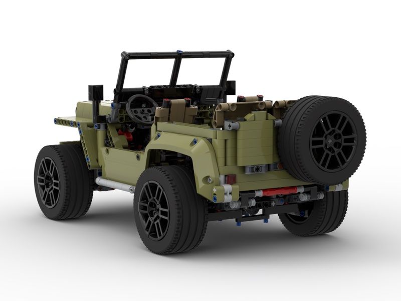 Lego Kit di costruzioni: Lego technik jeep willys moc – Usato da Airolo venduto da Bagaion99 4