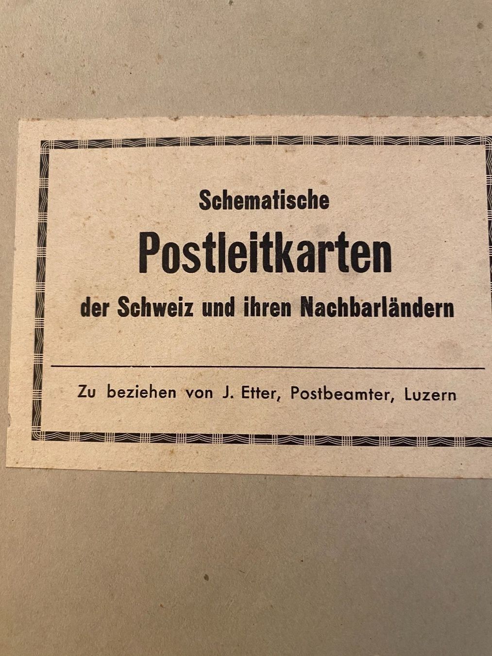 Libri: Postleitkarten d.Schweiz u.Nachbarländer – Usato da St. Gallen venduto da katercarlos