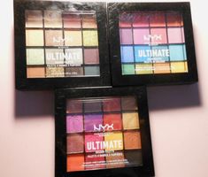 NEU ungeöffnet  3 Stk NYX  Lidschatten Paletten Boxen