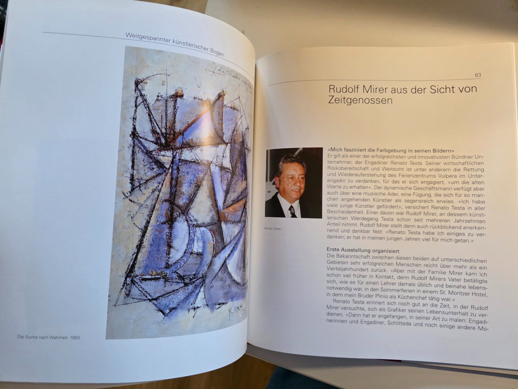 Libri: Rudolf Mirer - Geschichte eines Malers - 1994 Biographie – Usato da Walterswil BE venduto da Lonitti 1