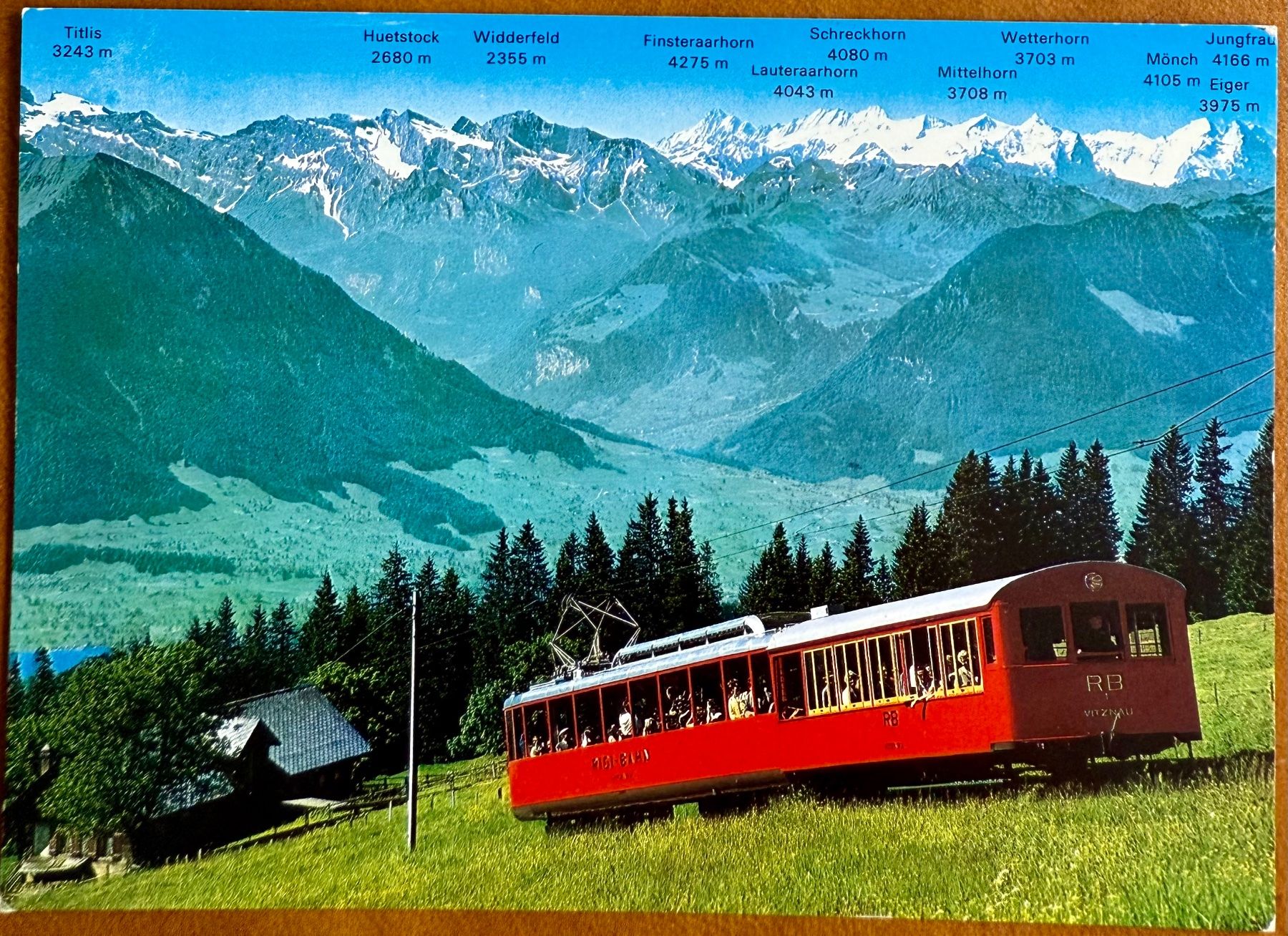 Cartoline postali: AK: Vitznau Rigi - Bahn – Usato da Lutry venduto da Ediego
