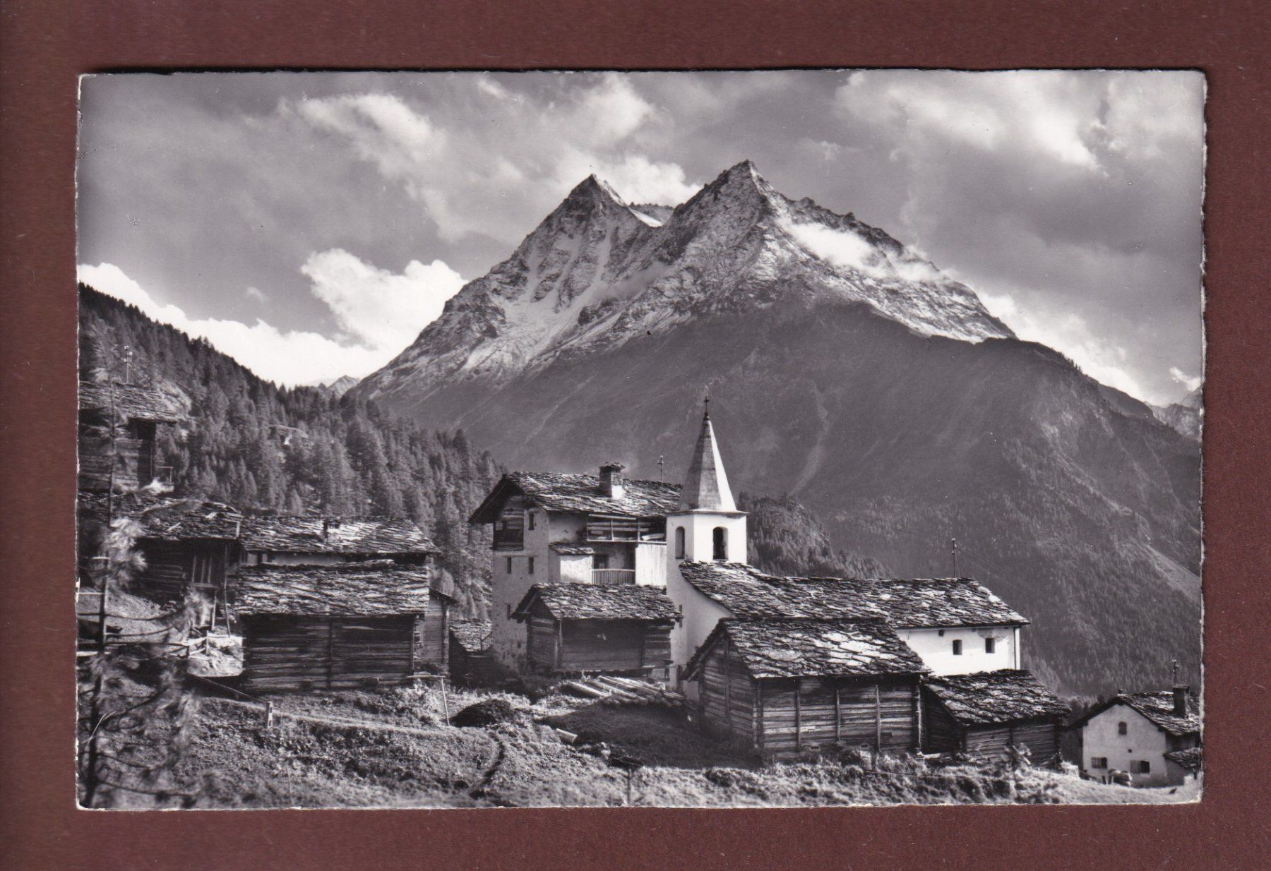 Cartoline postali: Val d'Hérens - LA SAGE - 1970 – Usato da Pully venduto da nicecards