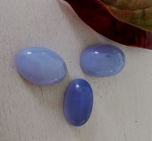 3 Stk. Chalcedon Cab. TOP Qualität / Lager-Sonderverkauf