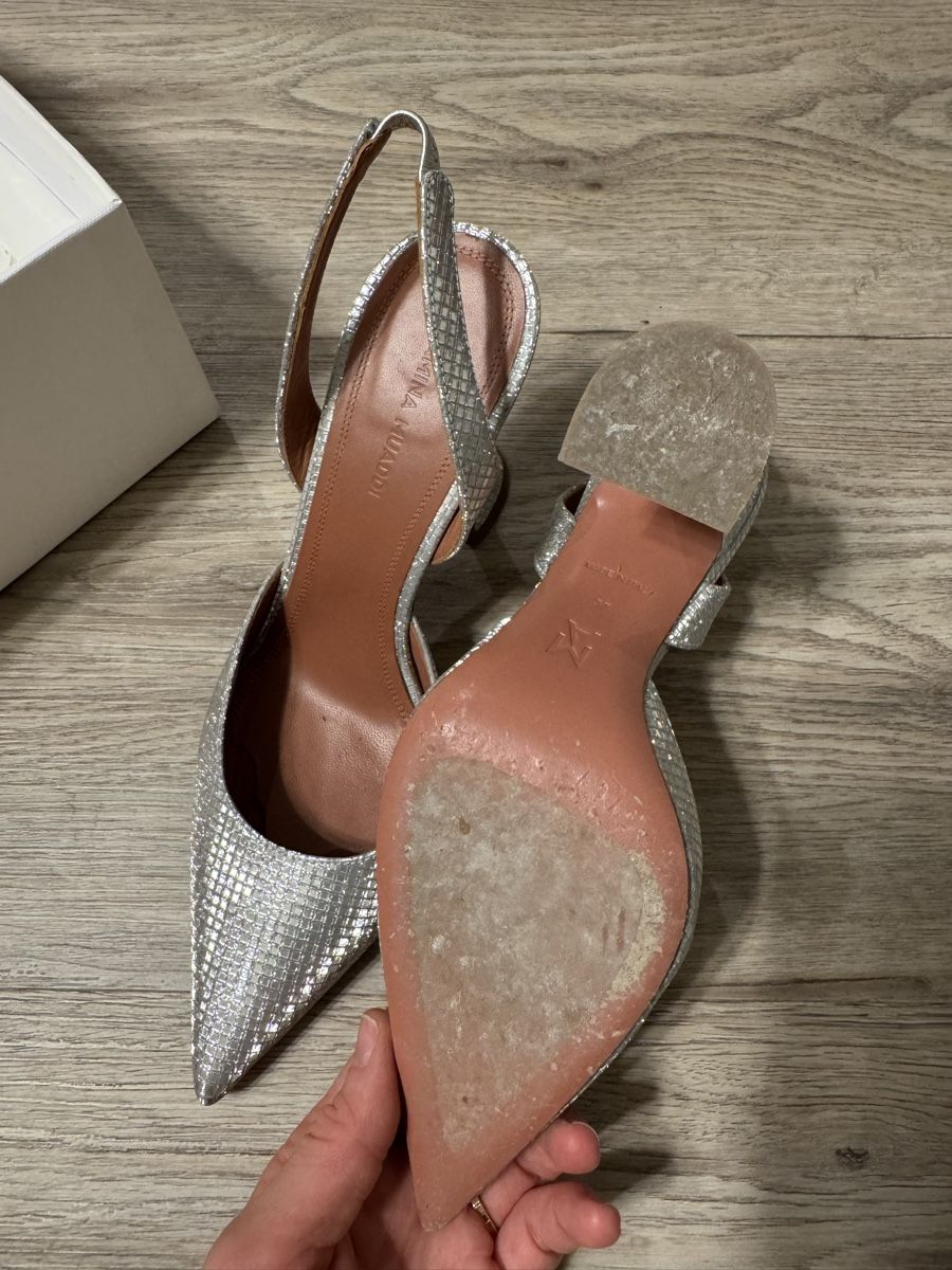 Scarpe da donna: Amina Muaddi Holli Sling 95 Pumps – Nuovo (secondo la descrizione) da Hergiswil NW venduto da DSU07 1