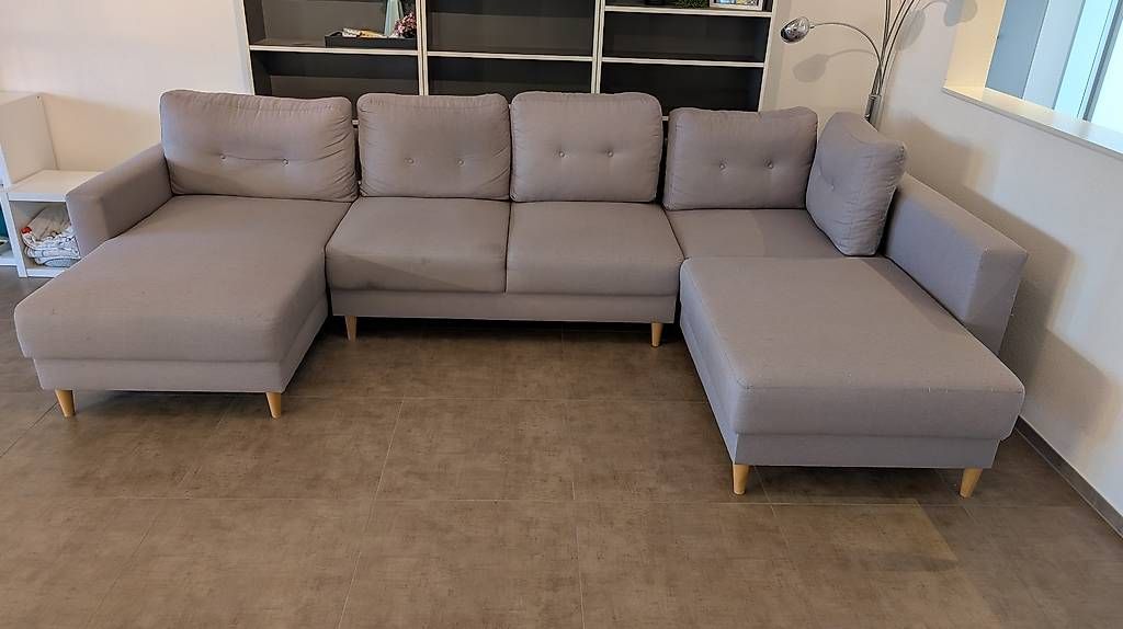 Conforama Sofas: Sofa mit Bettfunktion – Gebraucht aus Schötz von caroheitz