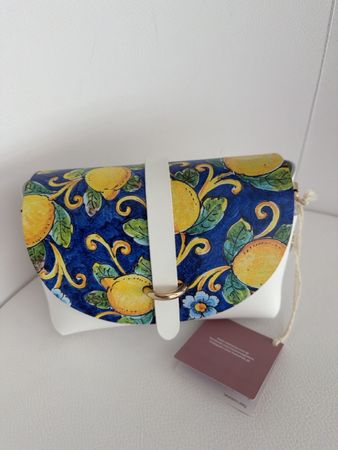 Designer-Tasche aus Leder mit Zitronenmuster, neu, Top!