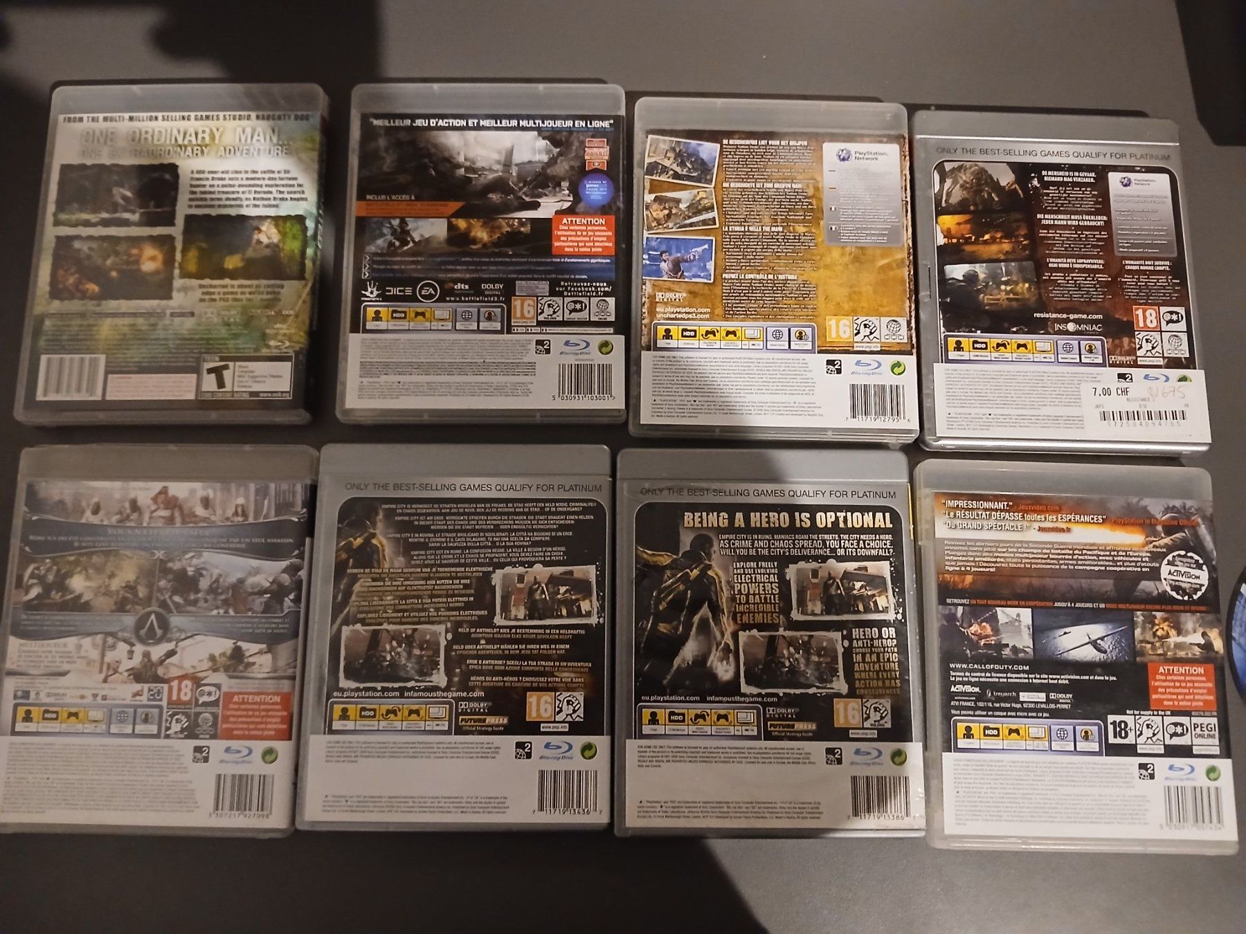 Sony Giochi: Lot jeux PS3 – Usato da Monthey venduto da Micro-ondesGame 1