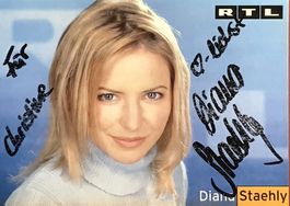 Diana Staehly Unter uns Autogramm signiert Foto 10x15cm