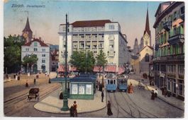 ZÜRICH Paradeplatz, 2 Tram