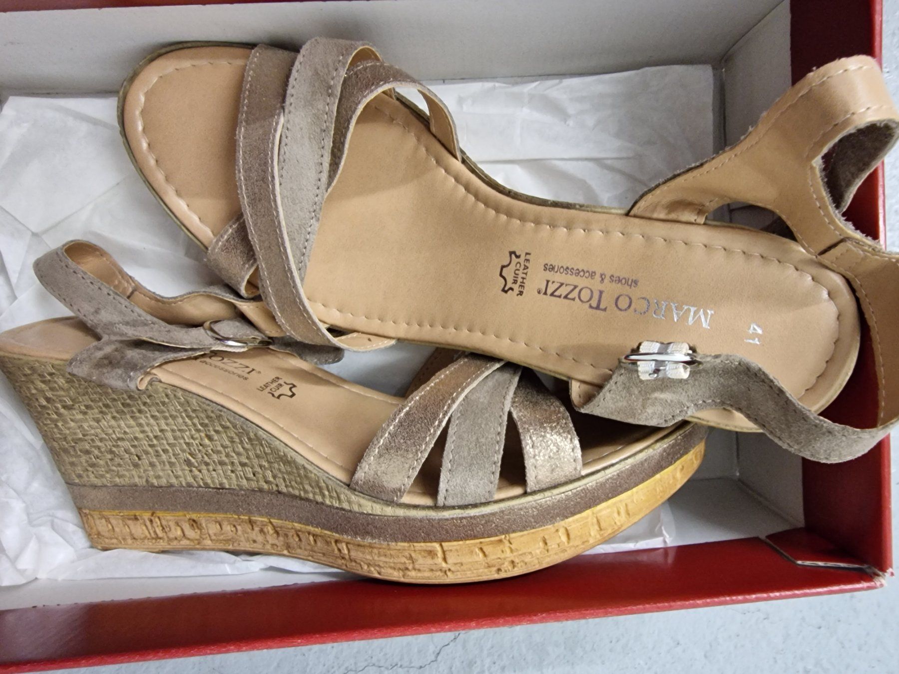 Scarpe da donna: Marco Tozzi Sandale Gr.40.5 Neu – Nuovo e nell'imballaggio originale da Solothurn venduto da Legolas15 1