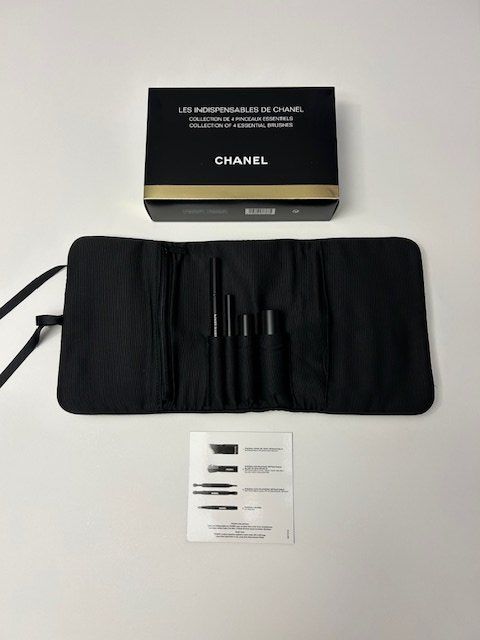 Chanel Makeup-Pinselset mit Rolltasche (Neu und originalverpackt