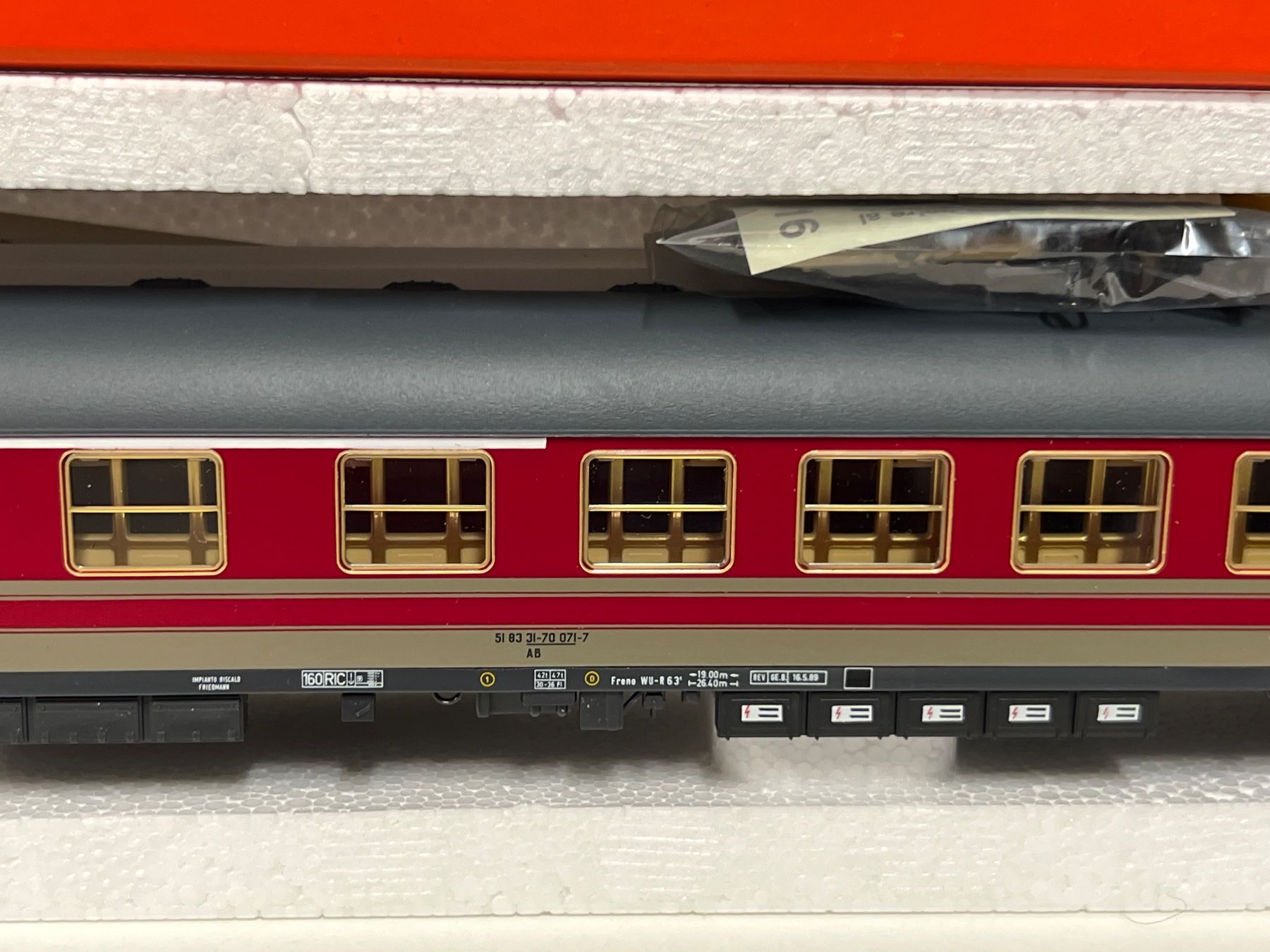 Roco Modellini di ferrovie: Roco 44737 FS 1/2.Kl. H0 DC – Nuovo e nell'imballaggio originale da Neuenhof venduto da ludovicco 1