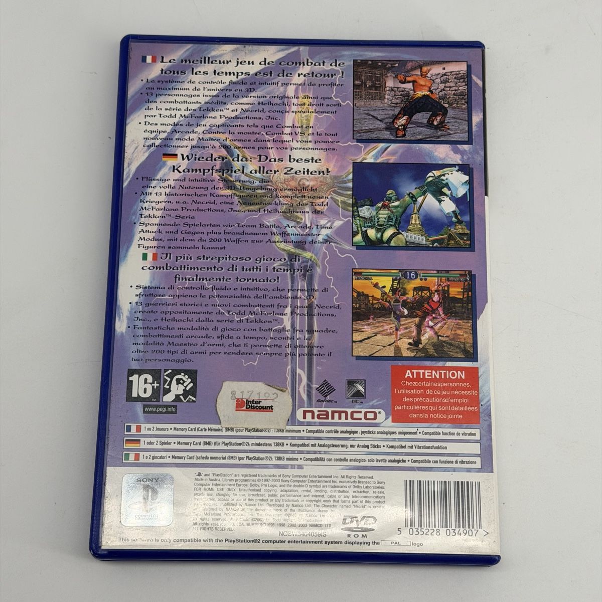 Sony Giochi: SoulCalibur II - Jeu PS2  – Usato da Vessy venduto da _Callidus_ 1