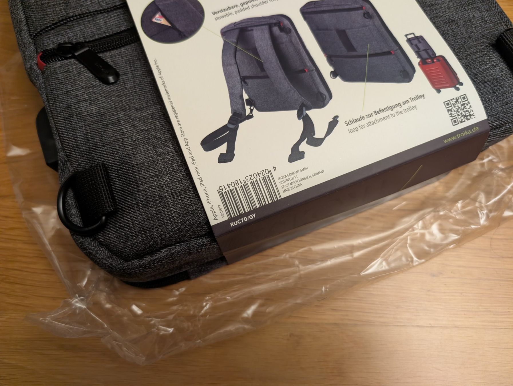 Zaini: Business backpack TROIKA SAFTSACK RUC70/GY – Nuovo e nell'imballaggio originale da Meyrin venduto da pc1parts 3