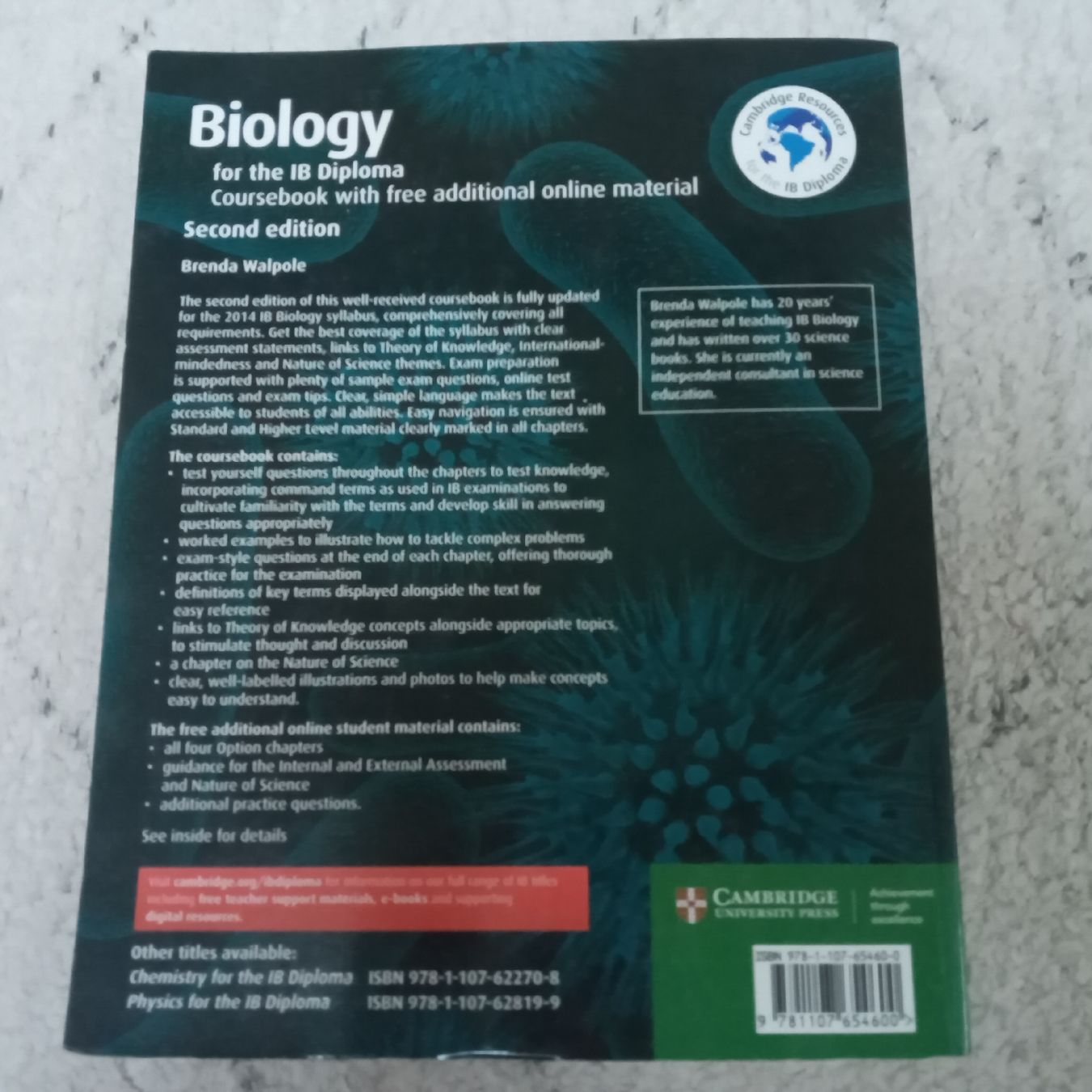 Libri: Biologiebuch "Standard Level Biology" IB program – Usato da Düdingen venduto da gum_g8cr 1