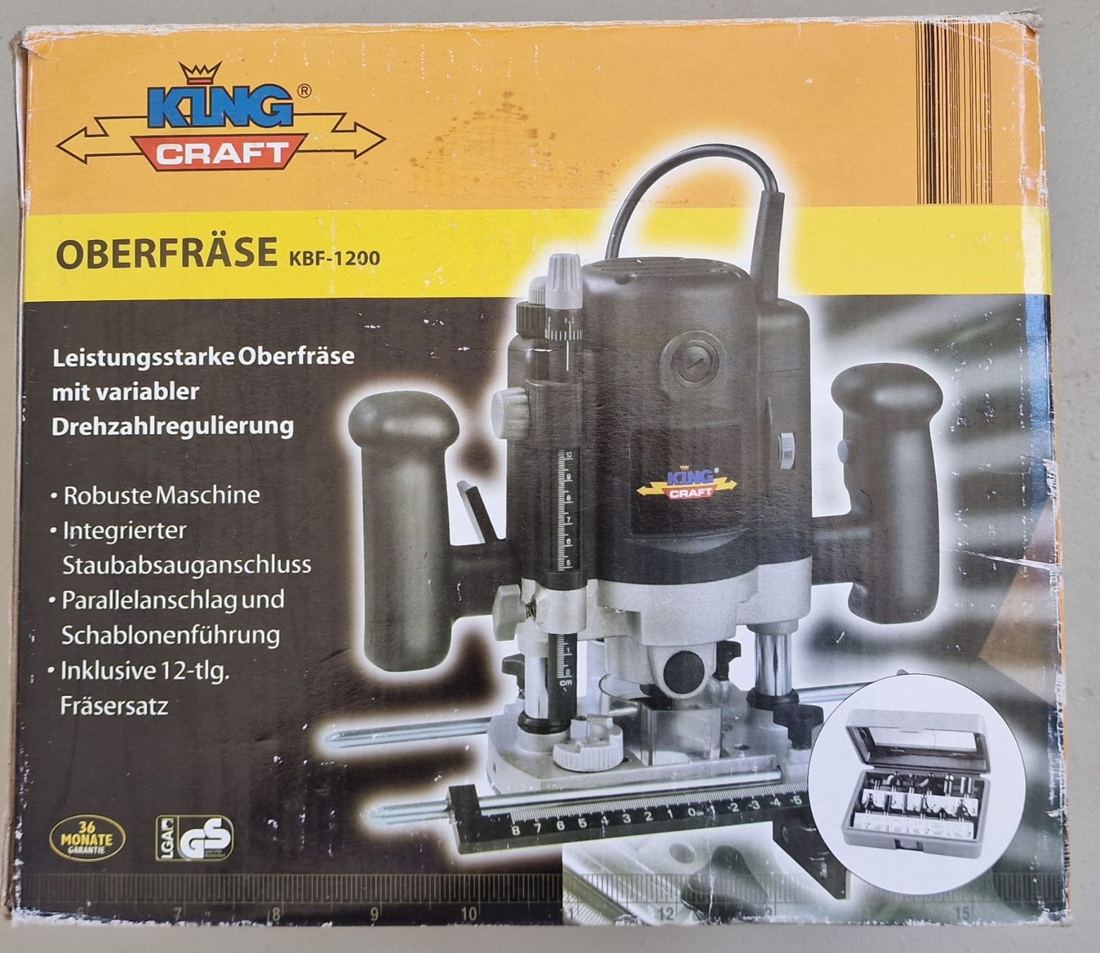Toutes les machines: Oberfräse Kingkraft KBF - 1200 – Neuf (Voir description) à Niederuzwil par mchammer1