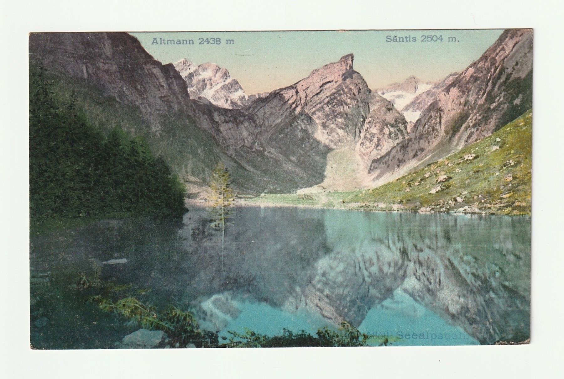 Cartoline postali: Ansichtskarte Seealpsee Altmann Säntis – Nuovo (secondo la descrizione) da St. Gallen venduto da Ricardo_Deals