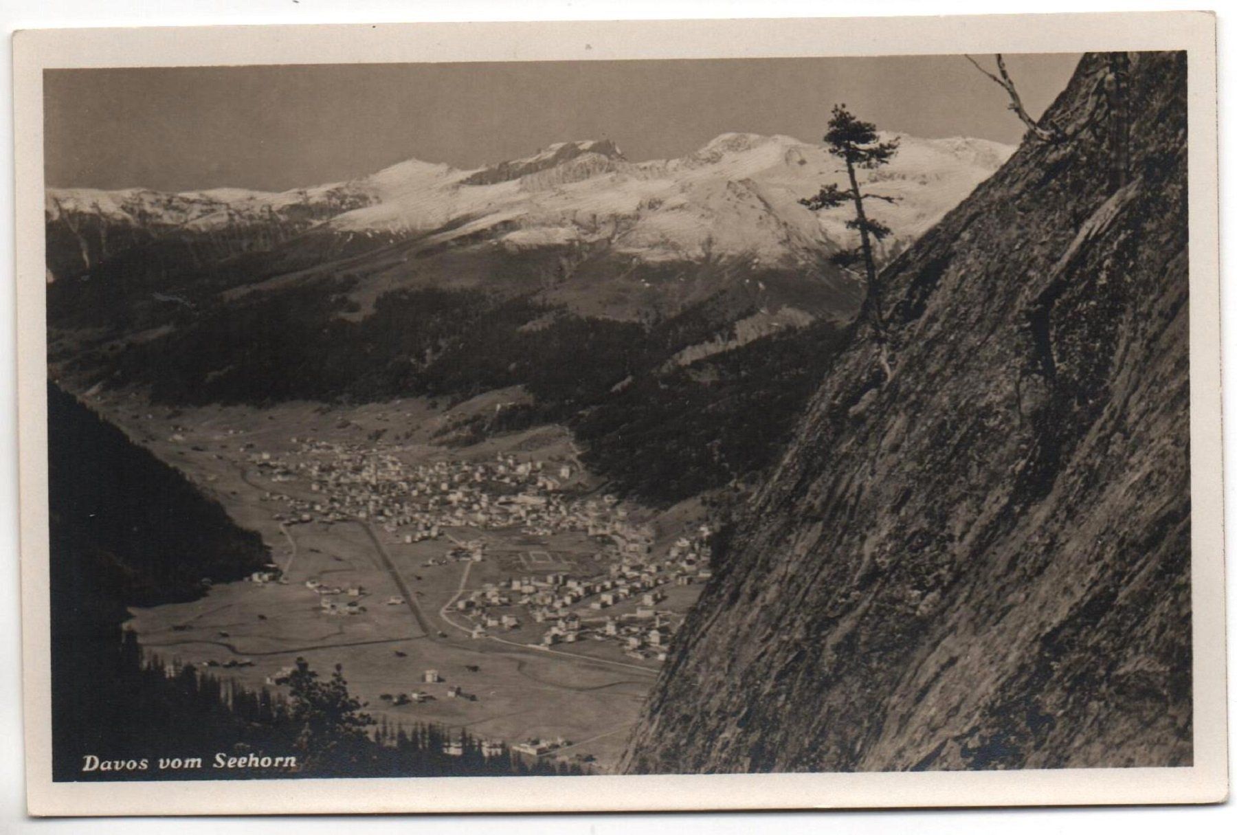 Cartoline postali: DAVOS vom Seehorn, Photo J. Trauffer Davos – Nuovo (secondo la descrizione) da Jona venduto da philajona