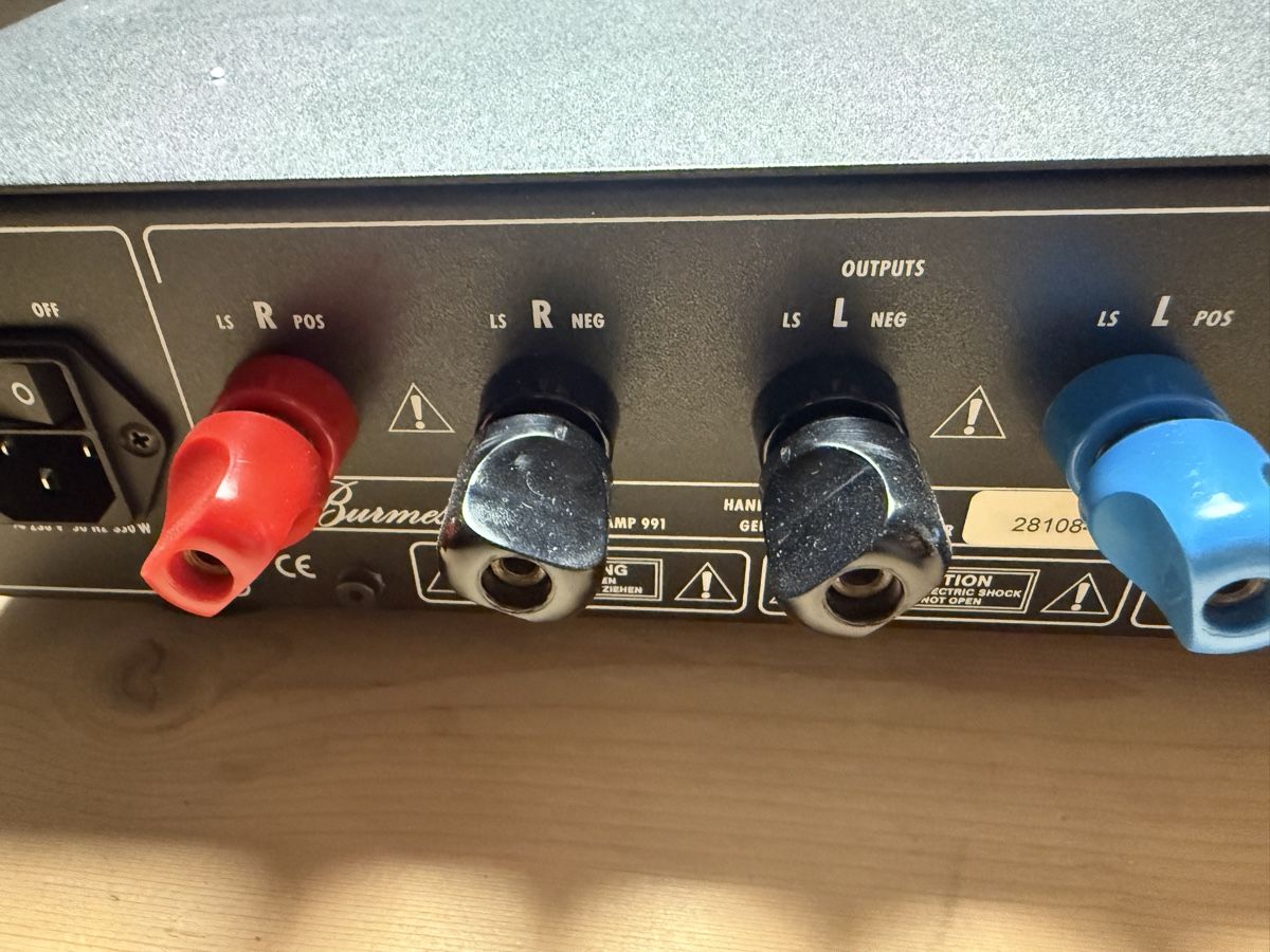 Burmester Amplificatori: Burmester Verstärker 991 – Usato da dietlikon venduto da avspalinger 2