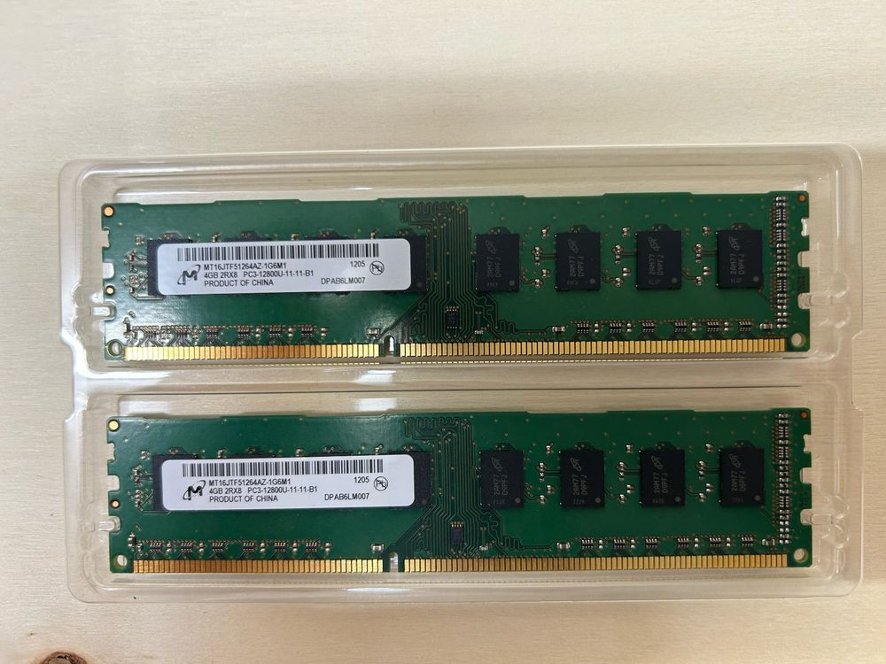 2x 4GB DDR3 RAM (Gebraucht) in Weiningen ZH für CHF 2 – mit Lieferung ...