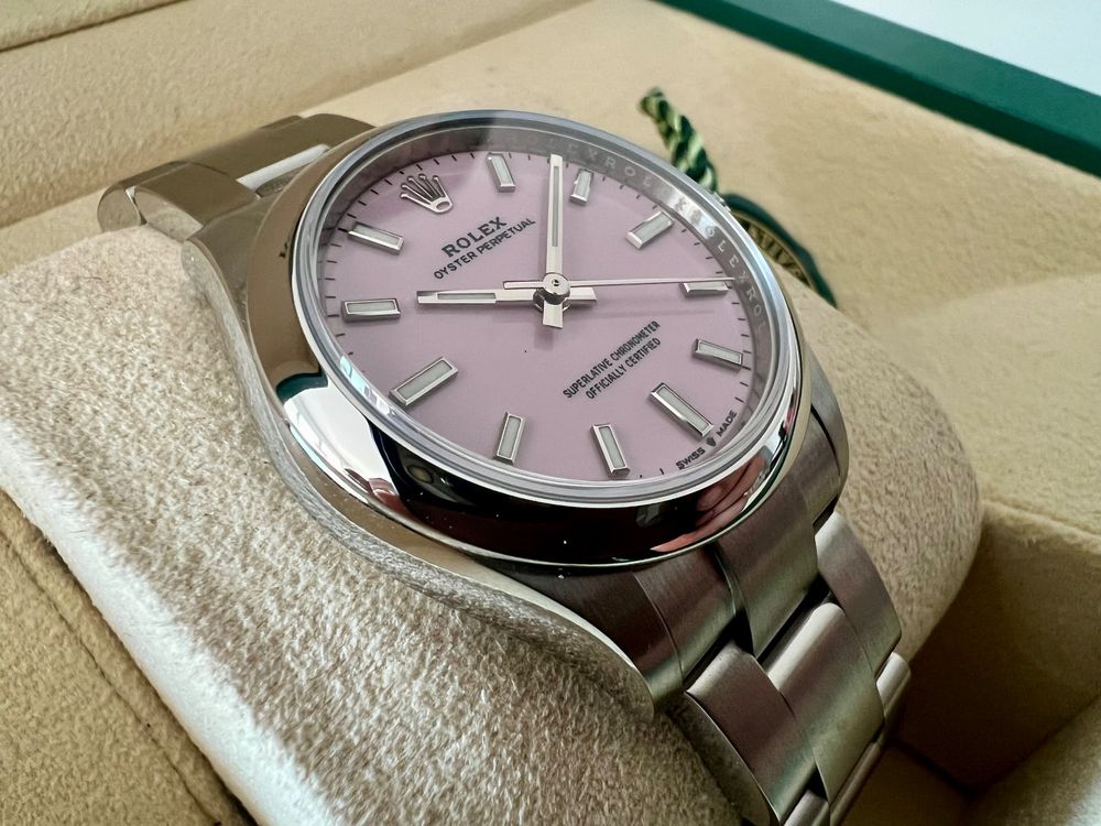 Rolex Orologi: ROLEX Oyster 31 Lady, Pink dial, Ref.277200, Full set 09.21 – Nuovo (secondo la descrizione) da Le Mont-sur-Lausanne venduto da LycaGallery 3