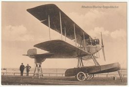 AK Albatros-Marine-Doppeldecker