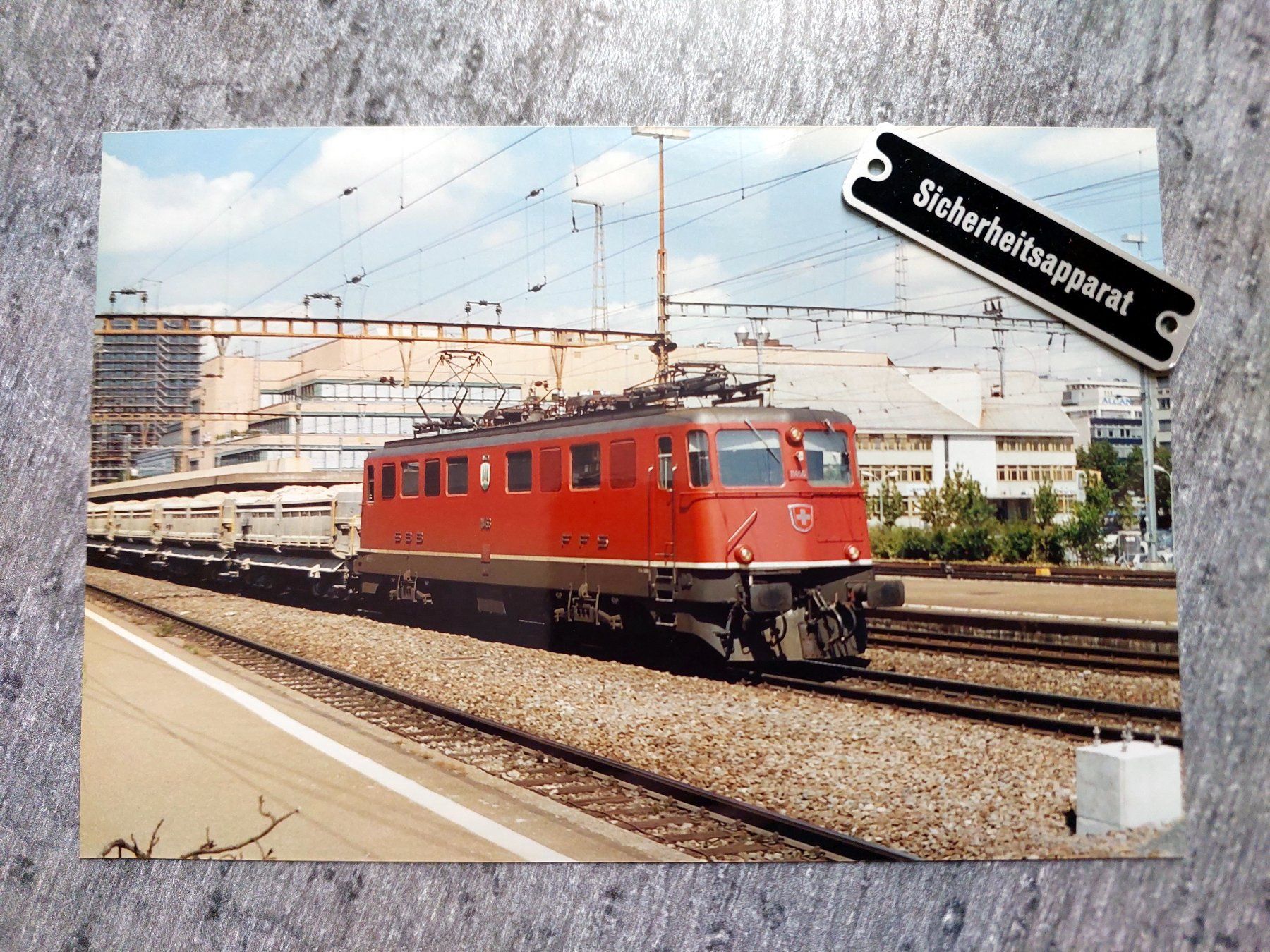 Cartoline postali: SBB AE 6/6 Nr. 11456 "Olten" - Foto – Usato da Schönenwerd venduto da Steidi