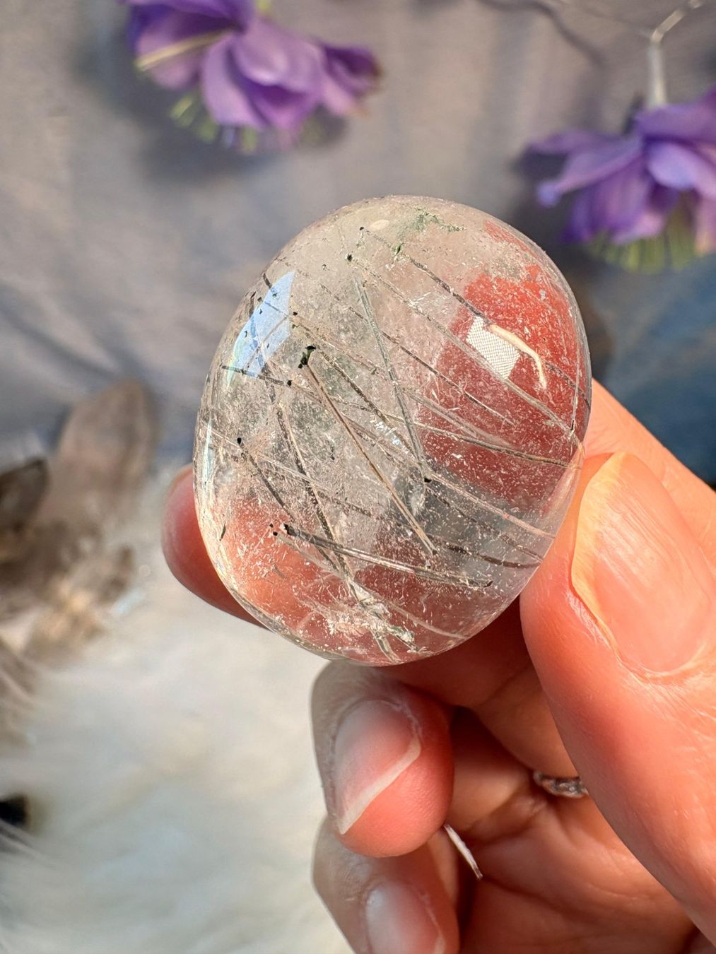 Minerali & Pietre curative: Rutil- Cabochons – Set aus 5 – Nuovo (secondo la descrizione) da Neuheim venduto da m.hald 5