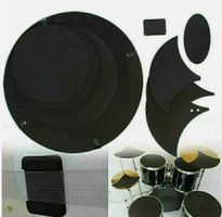 10er Schlagzeug Dämpfer Übungspad Drums  Snare Rubber