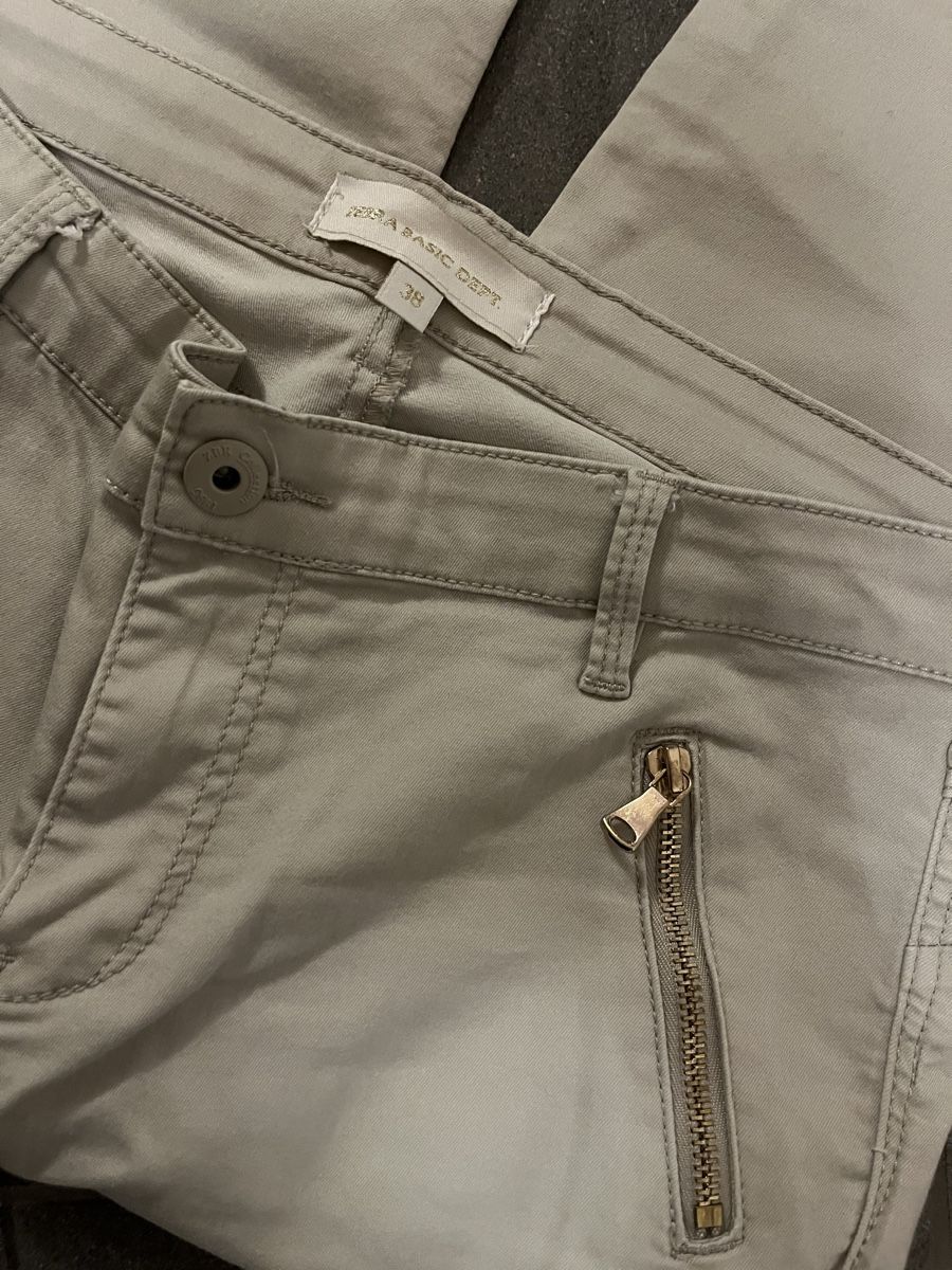 Zebra Pantaloni: Hose slim mit Schlitzen Zebra 38 neu – Nuovo (secondo la descrizione) da Birrwil venduto da vanyboo 3