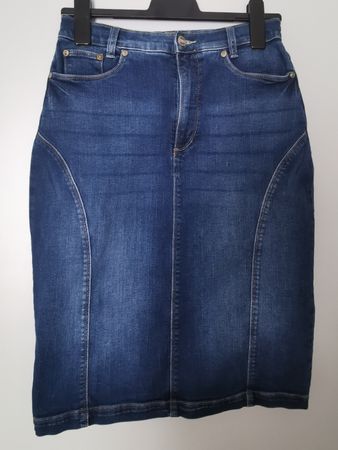 Jeansrock bpc bonprix collection blau Grösse 38 neuwertig 