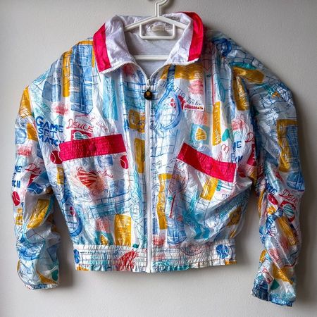 ellesse Original Vintage Jacke Retro 80er 90er Tennis