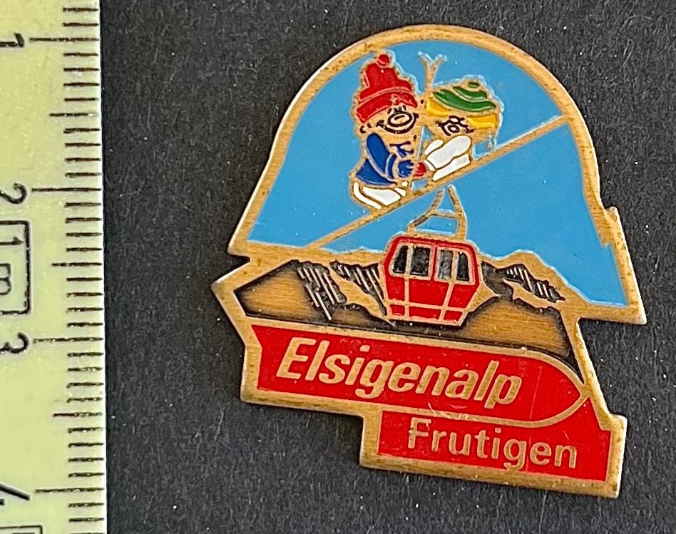 Swiss Placchette & Badge: Elsigenalp Frutigen, Gondelbahn / Pin – Usato da Ostermundigen venduto da DaxKarten-75
