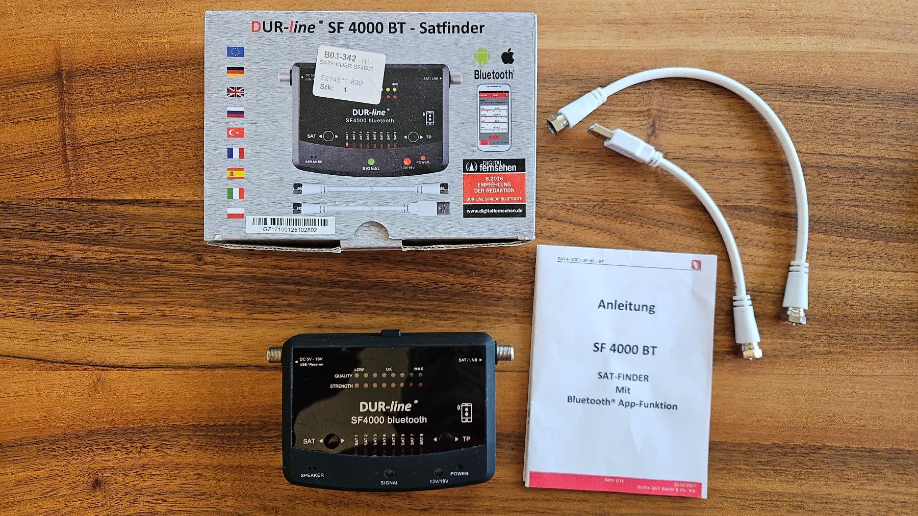 Misurare: DUR-line SF4000 Bluetooth Satfinder bluetooth – Usato da Zollikon venduto da Moritz55 1