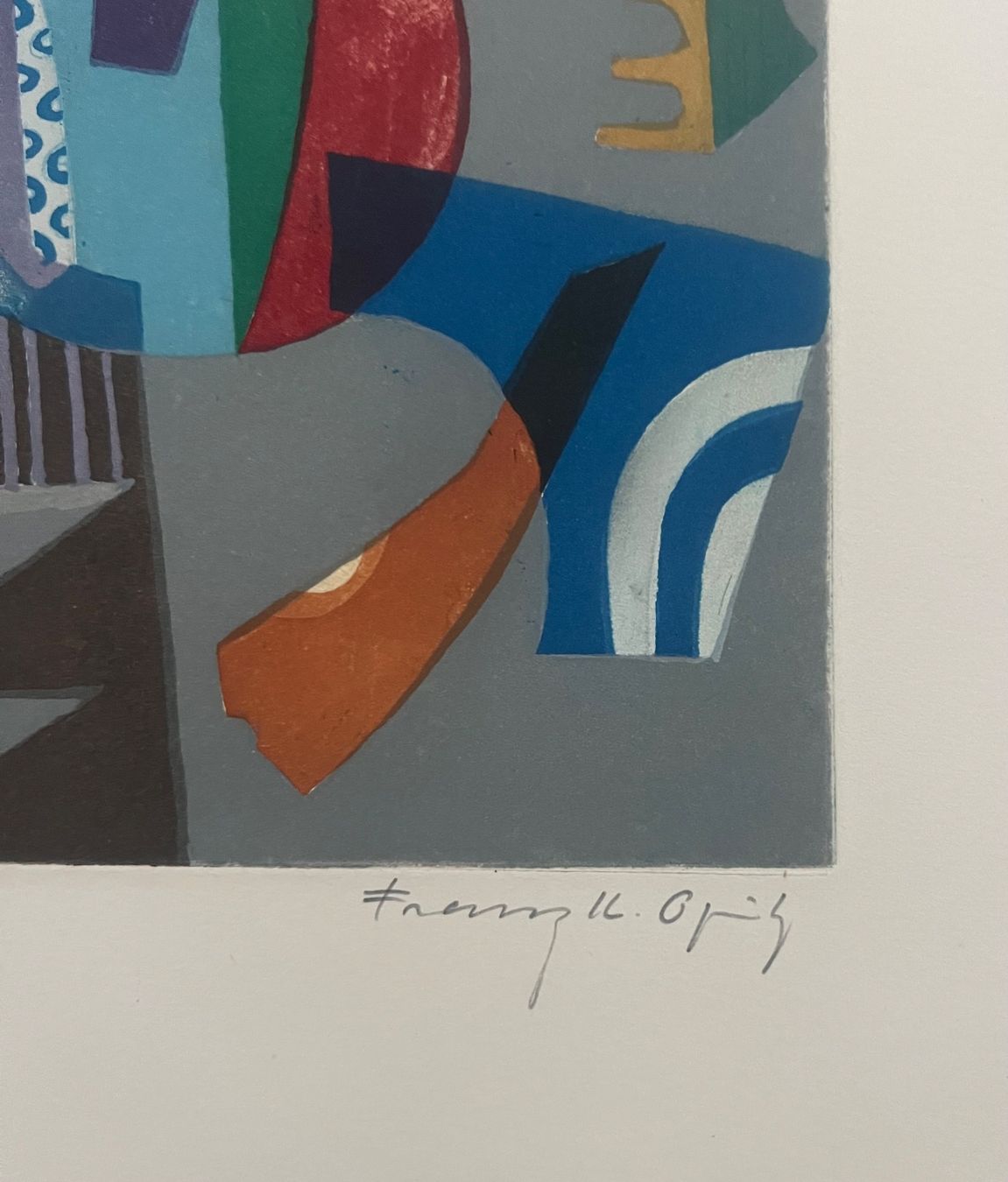 Grafica & Litografie: Franz K. Opitz, handsigniert, nummeriert – Usato da Rain venduto da Pic-Ass 2