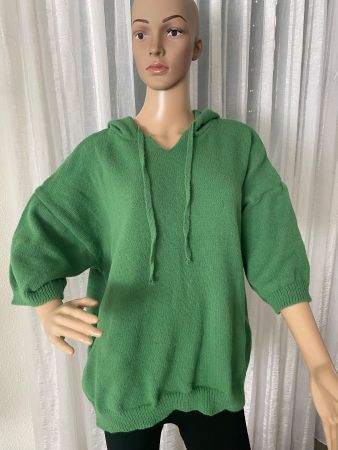 MUST HAVE - stylisches Hoodie/Pullover, apfelgrün, L/XL