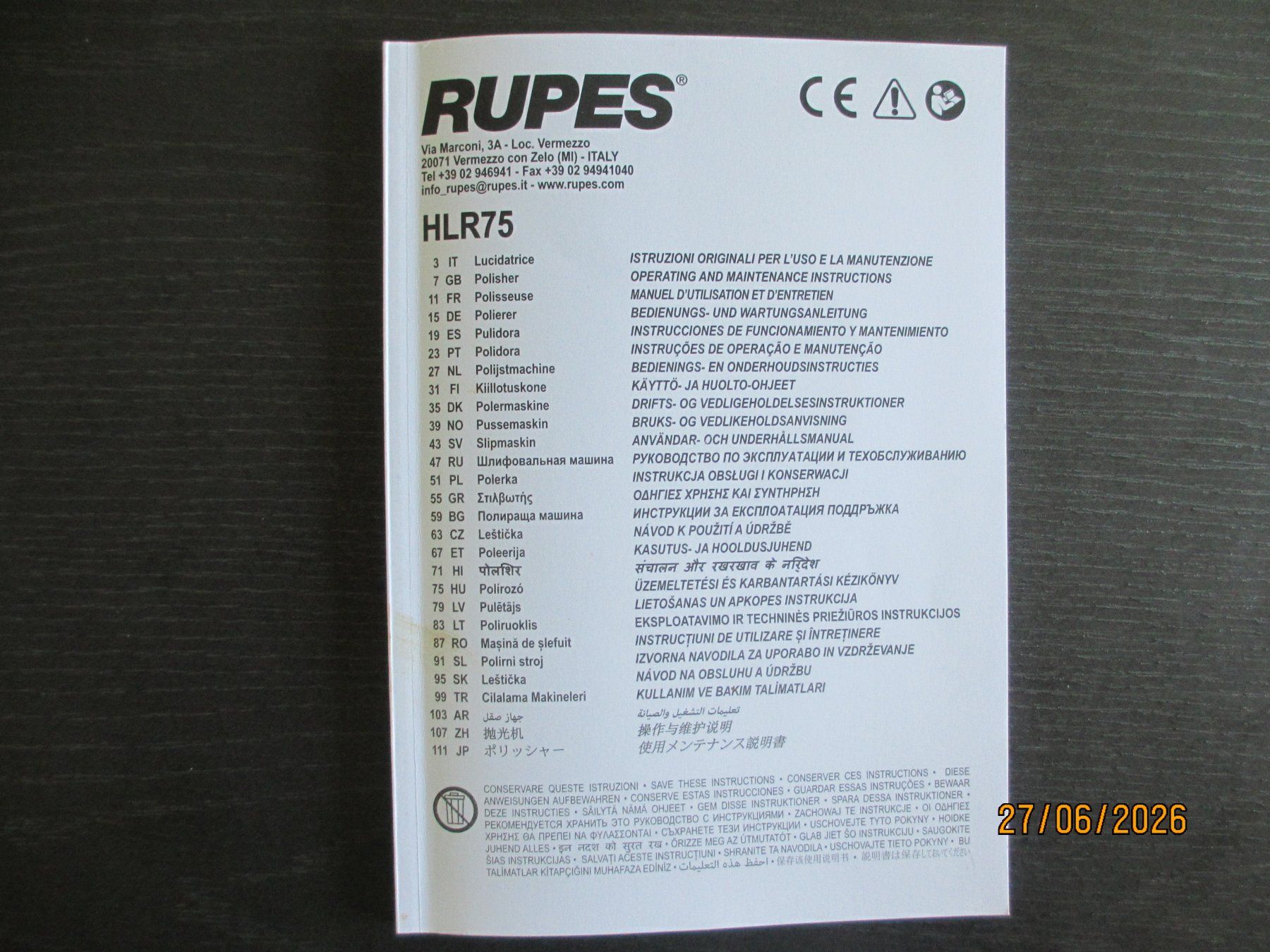 Aiguiseuses & polisseuses: RUPES Poliermaschine Centerless – Neuf (Voir description) à Lüscherz par swopper01 5