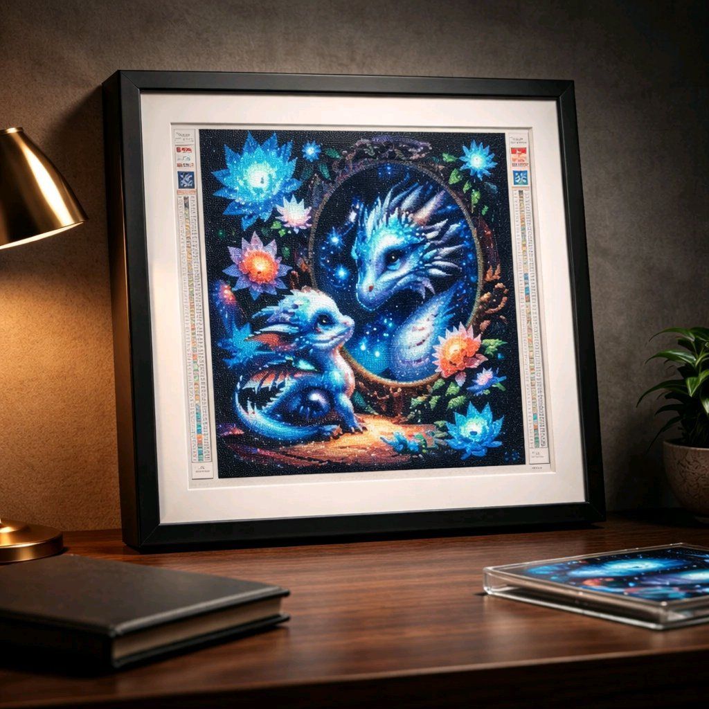 Kit bricolage: Diamond painting terminé 40x40 cm – Nuovo (secondo la descrizione) da Ste-Croix venduto da Lougia